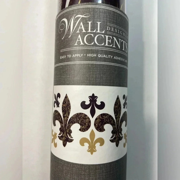 Designer Wall Accents - Gold Foil Fleur-de-lis - High Quality Wall Art - BNIB ⚜️ - Picture 5 of 7